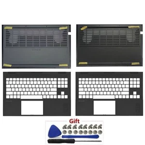 New For HP Omen 15-EK 15-EN TPN-Q236 TPN-Q238 LCD Palmrest +Bottom Case 15.6" - Afbeelding 1 van 22