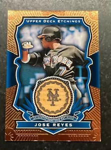 2004 Upper Deck Etchings Game Bat Blue Jose Reyes - Picture 1 of 2