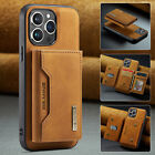 Leather Cover For iPhone 15 14 13 12 11 2 in 1 Detachable Card Slots Wallet Case