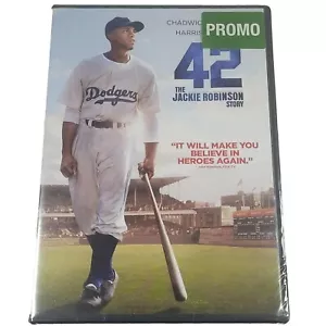 42 The Jackie Robinson Story DVD New Sealed Chadwick Boseman Seal Ripped - Picture 1 of 8