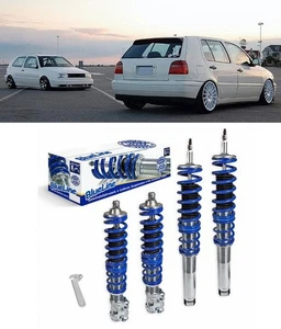 BLUE Line Sport Coilover Suspension Lowering Kit For VW Golf Jetta MK2 MK3 - Picture 1 of 5