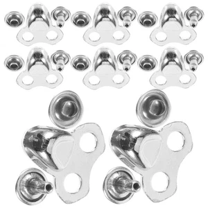 30 Pezzi Fibbie Lacci per Scarpe Stivali Ganci in Lega per Riparazione e Uso Decorativo - Foto 1 di 12