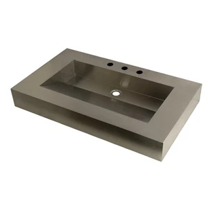 Kingston Brass GLTS37225 Kingston Commercial 37" Double Basin - Stainless Steel - Picture 1 of 2