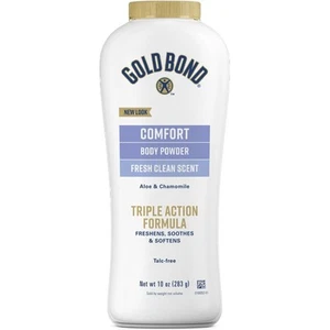Gold Bond Ultimate Comfort Body Powder 10 oz. (Pack of 3), Talc-Free Formula - Picture 1 of 8
