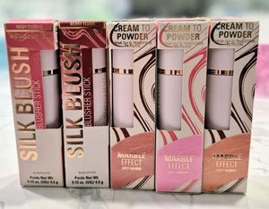 REVOLUTION Skin Silk Blush + Lip Stick *PICK SHADE* NEW - Picture 1 of 7