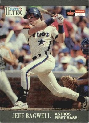 Fleer Platinum 2001 20 aniversario reimpresiones #13 Jeff Bagwell 91UU - BB Foto 1 de 2