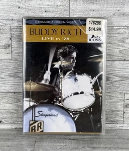 Jazz Icons: Buddy Rich - Live In ‘78 (DVD, 2006) Mono Region Free New Sealed - Imagen 1 de 4
