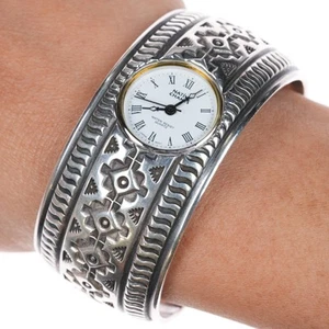 6,4" Sunshine Reeves Navajo Sterlingsilber Uhrenarmband - Bild 1 von 9