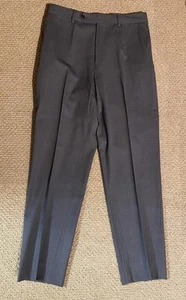 ERMENEGILDO ZEGNA Men’s Dress Pants Wool Gray Trousers High Rise - Picture 1 of 10