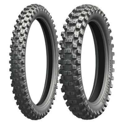 COPPIA GOMME MICHELIN 90/90-21 54R + 120/90-18 65R TRACKER