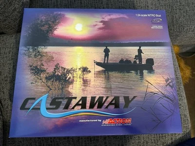 ACTION CASTAWAY #8 DALE EARNHARDT JR.  2003 NITRO BOAT & TRAILER 1:24 - Image 1 of 4