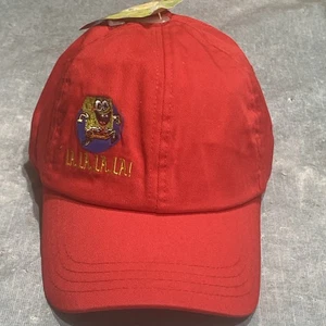 Vintage SpongeBob Schwammkopf Mütze Kappe Erwachsene Einheitsgröße verstellbar ROT Strapback Posten 8 - Bild 1 von 4