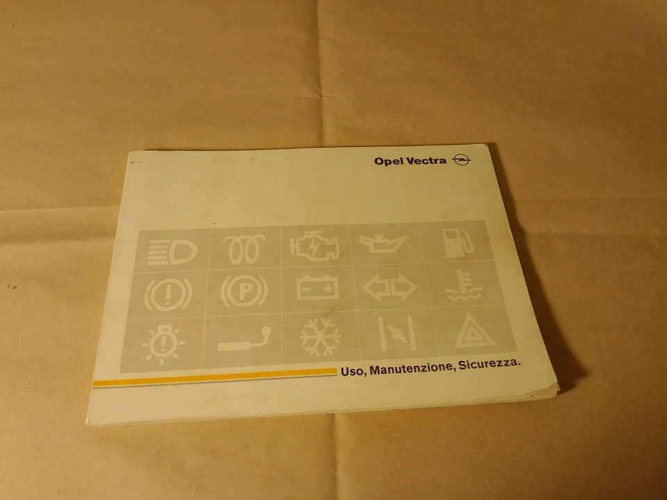Manuale Uso E Manutenzione Opel Vectra A Prima Serie - Immagine 1 di 1