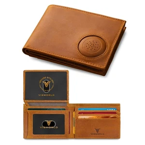 Men's Wallet with Airtag Holder, Full-Grain Leather Wallet for Apple Air Tag,... - Picture 1 of 8
