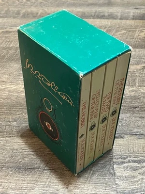 1979 Tolkien Hobbit & Lord of the Rings 4-Book Box Set Vintage Softcover W/ Case Foto 1 de 4