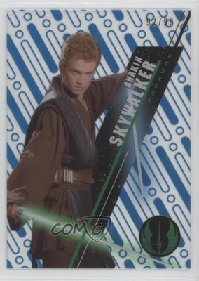 2016 Star Wars High Tek Pattern 1 Blue Rainbow Foil 92/99 Anakin Skywalker 1cc7 - Image 1 of 3