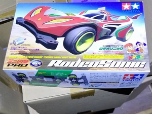 Mini 4WD Pro No.22 Rodeo Sonic Bakusou Brothers Car Kit Unassembled - Picture 1 of 1