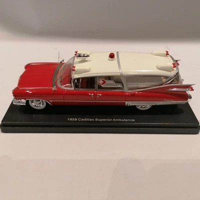 Neo Scale Models 1:43 Diecast Cadillac Superior Ambulance With Case - Image 1 of 4