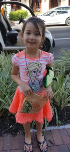 Disney Frozen Lightweight Orange White 2PC Skirt Tshirt Set size 6 - Picture 1 of 9