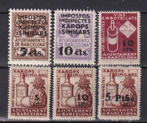 Spanien Barcelona Gemeinde Briefmarken Alkoholsteuer - Bild 1 von 1