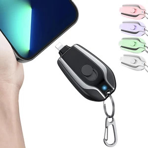 Portable Power Bank Battery Charger Keychain Emergency Pod,External Fast Chargin - Picture 1 of 11