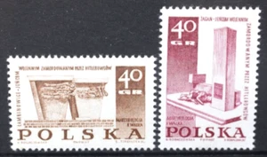 POLAND 1967 Memorials (III) World War II Set of 2 Mint Never Hinged SG1798/1799 - Picture 1 of 1