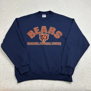 NFL Chicago Bears Pullover Sweater XL (Fits Like Large) Vintage 1996 Champion - Foto 1 di 13