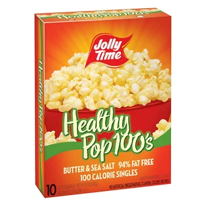 Healthy Pop Microwave Popcorn, 1.2Oz Personal Bag, 10 Bags per Carton (Healthy P - Picture 1 of 12