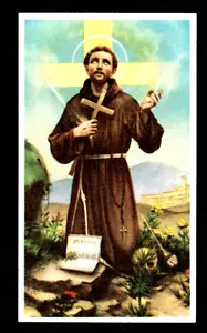 Santino Canivet Holy Card Image Pieuse Heiligenbild   SAN FRANCESCO D'ASSISI - Picture 1 of 1