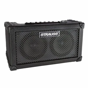 Strauss 'Busker' 20 Watt Solid State Rechargeable DC Amplifier (Black) - Picture 1 of 1