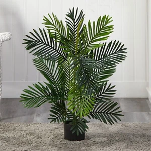 3’ Paradise Palm Artificial Tree (Real Touch) Home Office Decor. Retail $89 - Picture 1 of 3