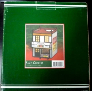 Forma Vitrum Coca-Cola Sam's Grocery Lighted Stained Glass Village #11901 - Picture 1 of 4
