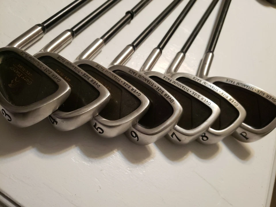 Gary Player Oversized Titanium Face Golf Clubs COMPLETE GPX T1162 IRON SET 3-P  - Image 1 of 4