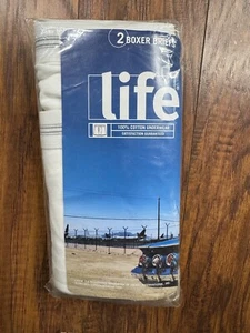 Vintage Jockey Life Boxershorts XL weiß - Bild 1 von 3