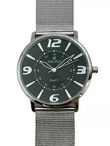 Orologio Oskar Emil TRENTO da uomo qualità ultra sottile S. acciaio/pelle movimento svizzero - Foto 1 di 6