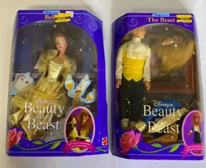 Set of two Disney BARBIE BEAUTY AND THE BEAST New in Boxes - Picture 1 of 1