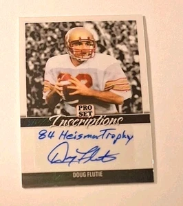 2024 Leaf Collective Pro Set Inscriptions #DG2 Doug Flutie Auto #2/2 - Picture 1 of 3