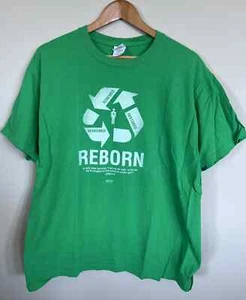 Kerusso - REBORN John 3:3 Unisex Green Large T-Shirt - Picture 1 of 5