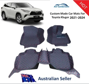 For Toyota Kluger 2021 -2024 Premium 3D Custom Tailored Car Floor Mats/Carpets - Picture 1 of 9