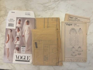 Velo VOGUE 9183 Accesorios Boda Novia Patrón Costura Circa 1995 - Imagen 1 de 3