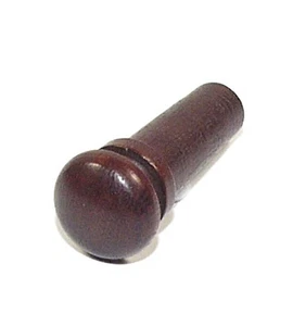New 1/16 size rosewood violin end pin button stud excellent quality free postage - Imagen 1 de 6