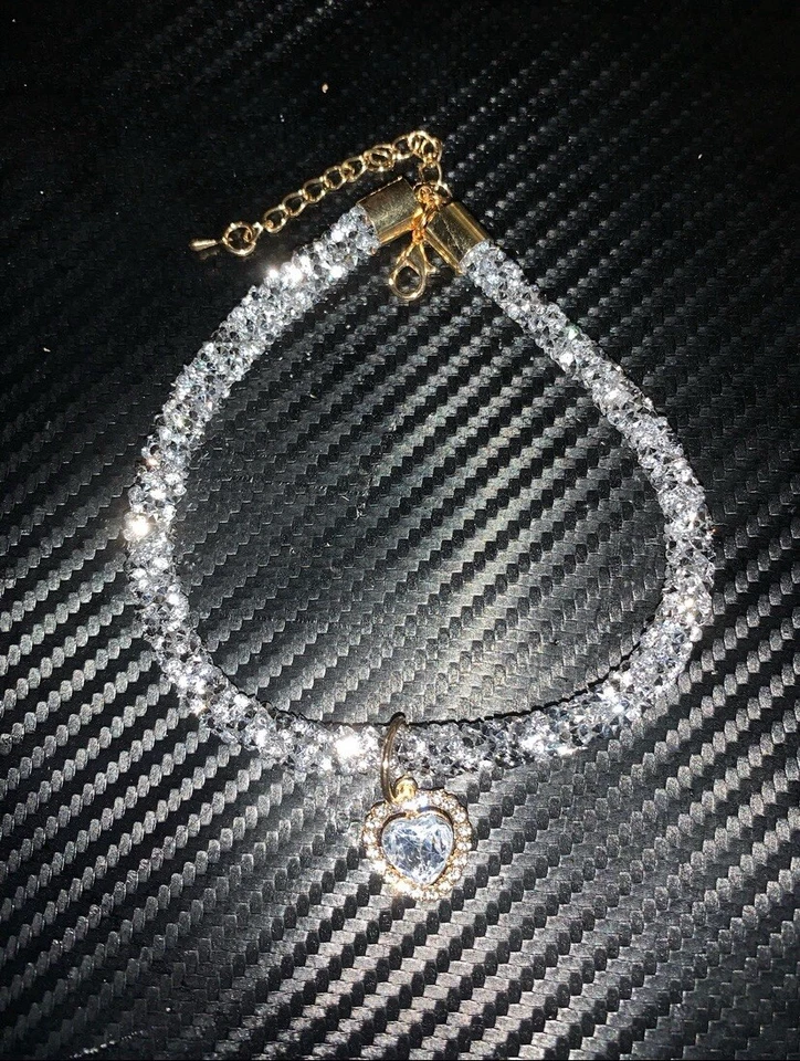 Pet Necklace, Dog Collar, Silver - Image 1 of 1