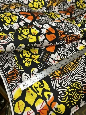 Tela de algodón multi %100 blanco y negro Foto 1 de 4