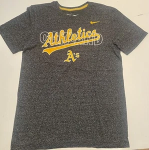 Nike Oakland Athletics Shirt New Without Tags Grey - Picture 1 of 2