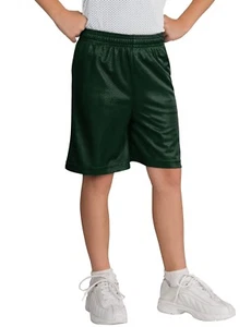 Kids Mesh Shorts Little BOYS & Girl Athletic 2T to 12Y Youth PE schools uniform - Picture 1 of 86