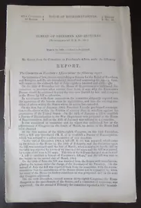 Antique House of Representatives, Report No 30, 40st Congress, 2nd Session 1868 - Picture 1 of 10