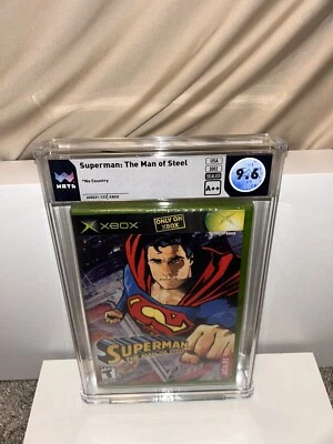 Superman: The Man of Steel for Xbox- Factory Sealed. WATA 9.6 A++ - Image 1 of 3