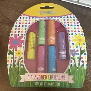 Taste Beauty x PEEPS~NIB Set of 6 Assorted Flavored Lip Balm Set! WOW! - Picture 1 of 5