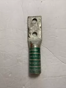 Burndy 2 Hole Lug Green Die 600 kcmil CU US36RT/U32ART - Picture 1 of 3