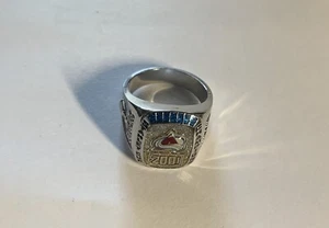Molson Stanley Cup Replica Ring NHL Colorado Avalance 2001 - Picture 1 of 4